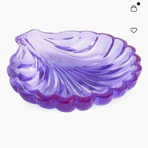 Iridescent Shell Glass Dish